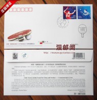 2013 CHINA-SWEDEN JOINT TABLE TENNIS Comm.cover - Covers & Documents