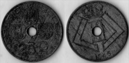 Belgique - 1946 - 25 Centimes - 10 Cent & 25 Cent