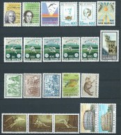 1985 SAN MARINO ANNATA 22 VALORI MNH ** - ED - Full Years