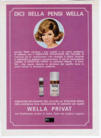 1970 - WELLA Privat  -   1  Pubblicità Cm. 13,5 X 18,5 - Magazines