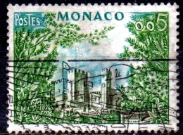 MONACO 1960 Palace Of Monaco - 5c. - Green, Black And Blue  FU - Oblitérés