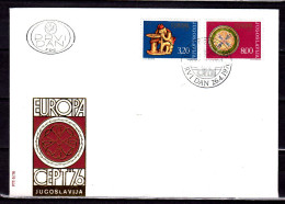 YOUGOSLAVIE 1976 FDC " EUROPA 1976 " En Parfait état. - FDC