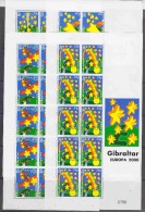 Europa Cept 2000 Gibraltar 4v 4 Sheetlets ** Mnh (F2516) - 2000