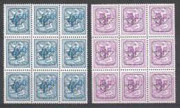 PRE 797-798 P2 XX (MNH) BLOC DE 9 - Typografisch 1951-80 (Cijfer Op Leeuw)