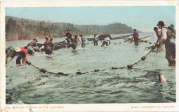 CPA - US - OREGON - Salmon Fishers On The Columbia River - Pêcheurs, Poissons, Filets - Autres & Non Classés