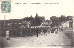 Cpa Rantigny, L'allée Des Frènes, La Fabrique De Paillons, Pub Dubonnet - Rantigny