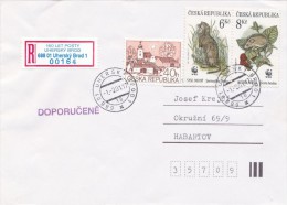 Czech Rep. / Occasional R- Label (2001/04) 688 01 Uhersky Brod 1: 160 Years Post Office; Stamp: WWF (I8557) - Covers & Documents