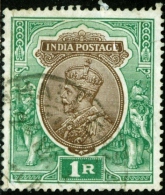 INDIA, COLONIA BRITANNICA, COMMEMORATIVO, RE GIORGIO V, KING GEORGE V, 1926, USATO, Scott 120, YT 121 - 1911-35 King George V