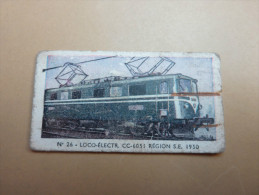 Ticket De Pesée *** Sté Anonyme Fr. DES APP. AUTOMAT. "Série A 30 Locomotives - N°26 LOCO ELECTR CC-6051 REGION SE 1950" - Autres & Non Classés