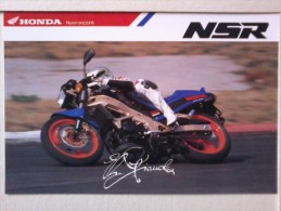 Cartolina  -  Ezio Gianola Su Honda NSR. - Sport Moto