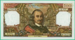 France -  100.Francs -  Corneille - N°. Z.177 / 47079 - A.1-9-1966.A - Sup - 100 F 1964-1979 ''Corneille''