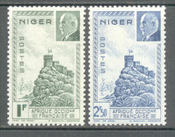 Französisch Niger 1944 - Michel Nr. 119 - 120 * - Nuovi