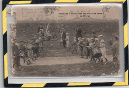 ROSIERES. - . PROMENADE DES VACANCES 1909 - 3 - LA CHARGE. TRES ANIMEE. - Rosieres En Santerre