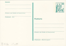 CASTLE, PC STATIONERY, ENTIER POSTAUX, UNUSED, GERMANY - Postcards - Mint