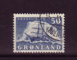 GROENLAND 1950/59 BATEAUX  N°24 OBLITERE - Oblitérés