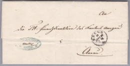 Heimat AG BRUGG 188-09-18 Auf Amtlich Brief Nach Aarau - ...-1845 Prephilately