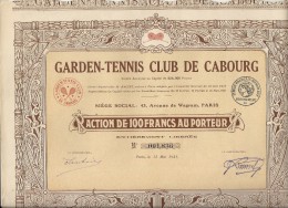 GARDEN TENNIS CLUB DE CABOURG - Sports