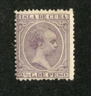 W1140    Scott #142  (*)    Offers Welcome! - Cuba (1874-1898)