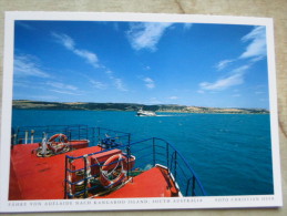 Australia  - Fähre Von Adelaide Nach   Kangaroo Island  -S.A. - German  Postcard    D120984 - Kangaroo Islands