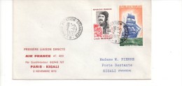 171 Paris Kigali 02 11 1972 - Premiers Vols