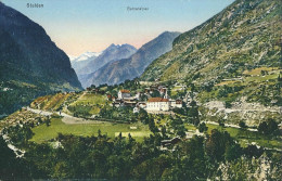 Stalden VS  - Dorf Mit Berneralpen         Ca. 1910 - Stalden