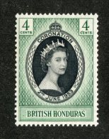 W1323  Br.Honduras 1953   Scott #143*   Offers Welcome! - British Honduras (...-1970)