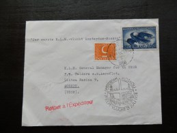 45/769  1° VLUCHT AMSTERDAM/MOSKOU  1958 - Poste Aérienne