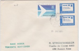 ANTARCTIQUE ANTARKTIS ANTARTIDA ANTARCTICA  ARGENTINA 1979 BASE TENIENTE MATINEZO POSTMARK - Forschungsstationen