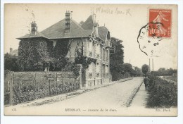 CPA HERBLAY, AVENUE DE LA GARE, VAL D'OISE 95 - Herblay