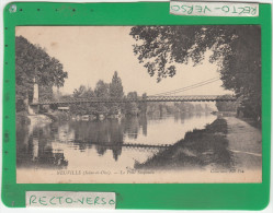 NEUVILLE LE PONT SUSPENDU - Neuville-sur-Oise