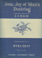 Partition Pour Piano Seul - J.S. BACH - Cantate N° 147  'Jesu, Joy Of Man's Desiring' (1926) - A-C