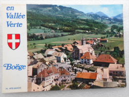 CP 74  BOËGE  - Vue Générale Aérienne  - En Vallée Verte - Le Village Quartier De L'église    123-96 - Boëge