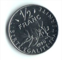 ** 50 CENT SEMEUSE 1990 NEUVE FDC ** - 1/2 Franc