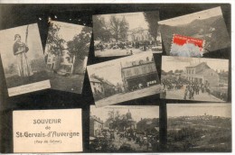 63. Saint Gervais D'auvergne. Souvenir. 8 Petites Cartes - Saint Gervais D'Auvergne