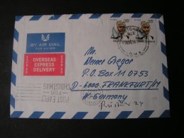 == NZ 1982 MeF Express  Kl. Riß  Not Perfect - Cartas & Documentos