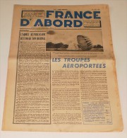 France D'Abord Du 26 Juin 1946 (Les Troupes Aéroportées) - French