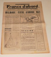 France D'Abord Du 1er Décembre 1949 - French