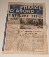 France D'Abord Du 6 Mai 1948,(Les V1-V2) - French