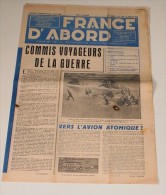 France D'Abord Du 15 Juillet 1948(Indochine Et Recrutement-turboréacteur Atomique) - French
