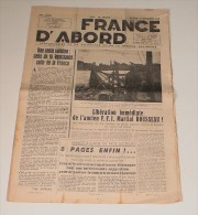 France D'Abord Du 2 Septembre 1948 - French