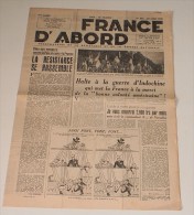 France D'Abord Du 26 Août 1948 - French