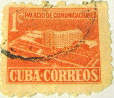 Cuba 1952 Post Office Rebuilding Fund 1c - Used - Oblitérés