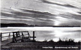 Lindow Mark - S/w Abendstimmung Am Wutzsee - Lindow