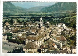 CPSM LA ROCHE SUR FORON (Haute Savoie) - Vue Générale Aérienne Vallée De L'Arve - La Roche-sur-Foron