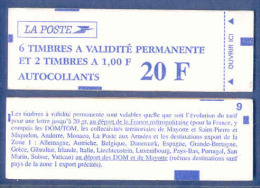 Carnet N°1507 Marianne Du Bicentenaire à Composition Variable - Non Ouvert - Neuf** - Moderne : 1959-...