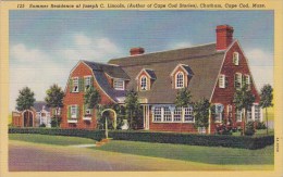 Summer Residence Of Joseph C Lincoln Chatham Cape Cad Massachusetts - Cape Cod