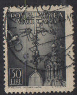 VATICANO  1947  P.A. L. 50  Usata / Used - Airmail