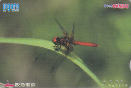 Carte Prépayée Japon - ANIMAL -  Insecte - LIBELLULE - DRAGONFLY Japan Prepaid Lagare Card - LIBELLE Insekt - 149 - Autres & Non Classés