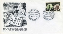 FDC ANDORRE PHILATEC 1964 - Covers & Documents