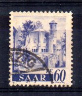 Saar - 1947 - 60pf Mettlach Abbey - Used - Usados